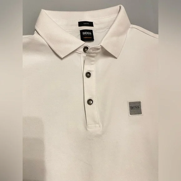 BOSS Boss Slim-Fit Passerby Long Sleeve polo shirt - Picture 11 of 15